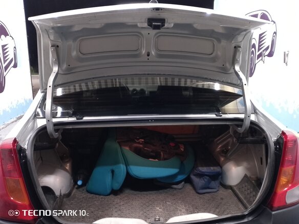2009 Renault Logan I, серый, 375000 рублей - вид 7