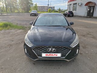 2017 Hyundai Sonata VII (LF), чёрный, 1450000 рублей, вид 2
