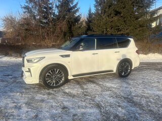 2019 Infiniti QX80 I Рестайлинг 2, белый, 7300000 рублей, вид 5