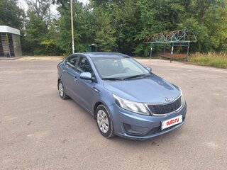 2012 Kia Rio III, голубой, 700000 рублей, вид 2