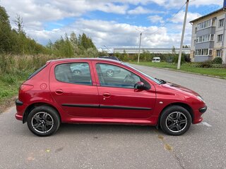 2004 Peugeot 206, красный, 268000 рублей, вид 4