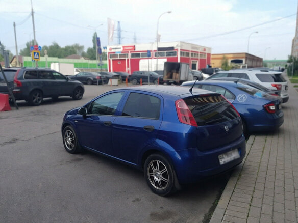 2006 Fiat Punto III Grande Punto, синий, 329000 рублей - вид 2