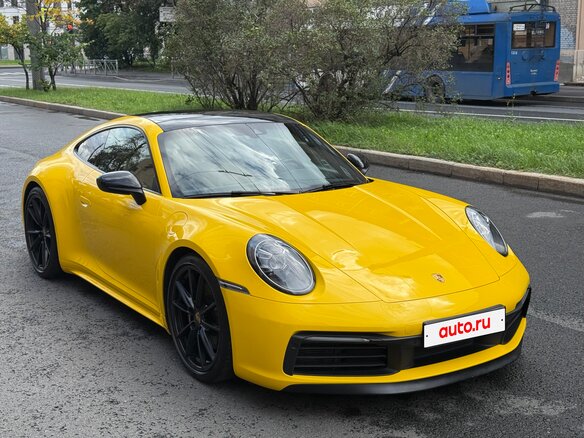 2019 Porsche 911 Carrera 4S VIII (992), чёрный