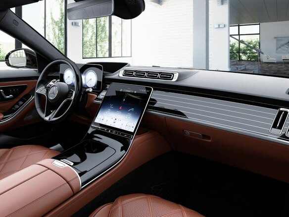 2026 Mercedes-Benz S-Класс 580 4MATIC VII (W223), серый - вид 5