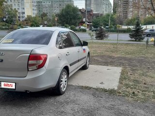 2017 Lada (ВАЗ) Granta I, серебристый, 500000 рублей, вид 4