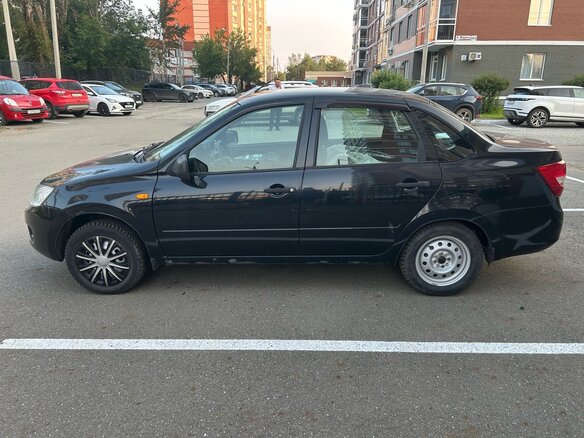 2013 Lada (ВАЗ) Granta I, синий, 410000 рублей - вид 3