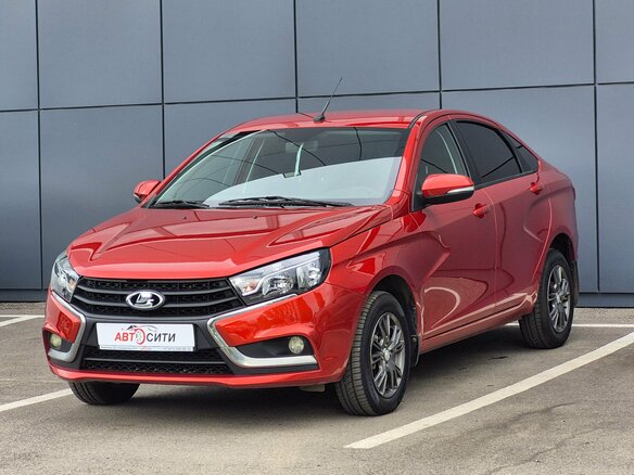 2019 Lada (ВАЗ) Vesta I, красный - вид 3