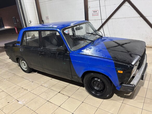 2006 Lada (ВАЗ) 2107, синий, 85000 рублей - вид 5