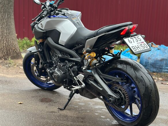 2018 Yamaha MT-09 (FZ-09), синий, 800000 рублей - вид 5