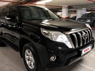 2015 Toyota Land Cruiser Prado 6-speed 150 Series Рестайлинг 1, чёрный, 3500000 рублей, вид 4
