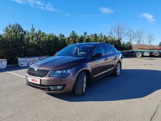 2016 Skoda Octavia III (A7), коричневый, 1250000 рублей, вид 2
