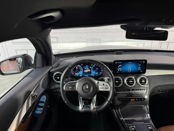 2021 Mercedes-Benz GLC Coupe AMG 43 AMG I (C253) Рестайлинг, чёрный - вид 14