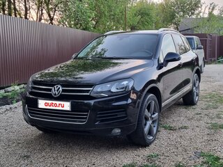 2010 Volkswagen Touareg II, чёрный, 1350000 рублей, вид 1