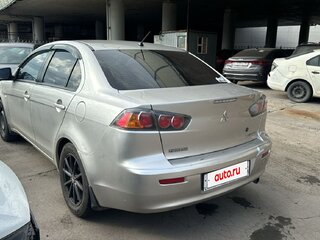 2012 Mitsubishi Lancer X Рестайлинг, серебристый, 425000 рублей, вид 4