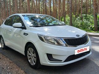 2014 Kia Rio III, белый, 730000 рублей, вид 3