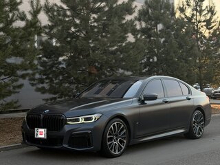 2019 BMW 7 серии 740i VI (G11/G12) Рестайлинг, чёрный, 4700000 рублей, вид 1