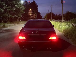 1999 Mercedes-Benz S-Класс 320 Long IV (W220), синий, 645000 рублей, вид 4