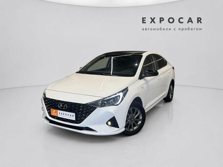 2022 Hyundai Solaris II Рестайлинг, белый, 1812000 рублей, вид 1