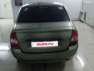 2008 Lada (ВАЗ) Kalina I, зелёный, 270000 рублей, вид 4