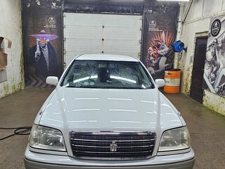 2000 Toyota Crown XI (S170), белый, 650000 рублей, вид 3