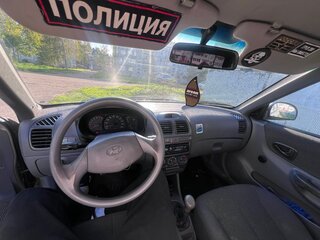 2005 Hyundai Accent ТагАЗ II, коричневый, 220000 рублей, вид 5