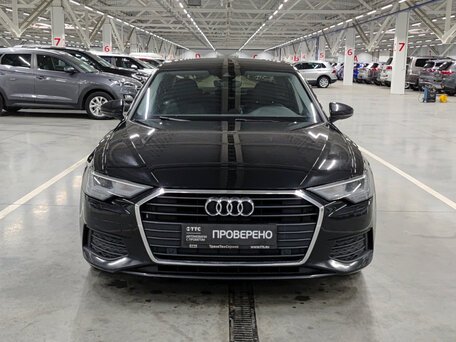 2021 Audi A6 40 TFSI V (C8), чёрный, 2410000 рублей, вид 2