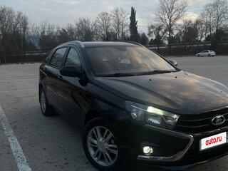 2018 Lada (ВАЗ) Vesta SW I, чёрный, 1100000 рублей, вид 4