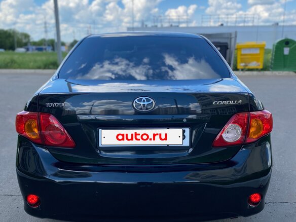 2008 Toyota Corolla AMT X (E140, E150), чёрный, 865000 рублей - вид 6