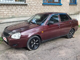 2008 Lada (ВАЗ) Priora I, красный, 280000 рублей, вид 4