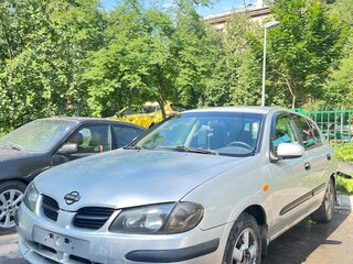 2001 Nissan Almera II (N16), серебристый, 175000 рублей, вид 2