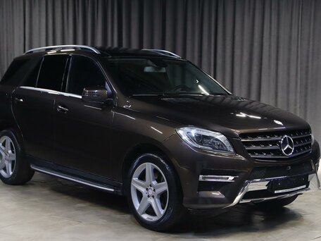 2014 Mercedes-Benz M-Класс 300 III (W166), коричневый, 2099000 рублей, вид 3