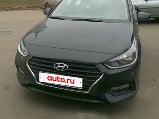 2017 Hyundai Solaris II, чёрный, 1149000 рублей, вид 1