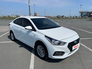 2019 Hyundai Solaris II, белый, 1250000 рублей, вид 2