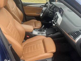 2019 BMW X3 20i xDrive III (G01), синий, 3300000 рублей, вид 4