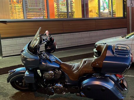 2016 Indian Roadmaster, голубой, 1600000 рублей, вид 5