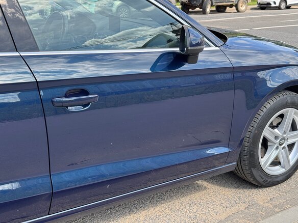 2016 Audi A3 III (8V) Рестайлинг, синий, 1840000 рублей - вид 6