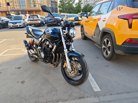 2001 Honda CB 400 Super Four, чёрный, 290000 рублей, вид 2