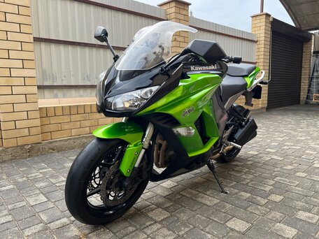 2011 Kawasaki Ninja 1000 SX, зелёный, 699000 рублей, вид 4