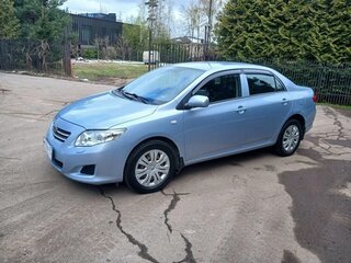 2008 Toyota Corolla AMT X (E140, E150), голубой, 820000 рублей, вид 1
