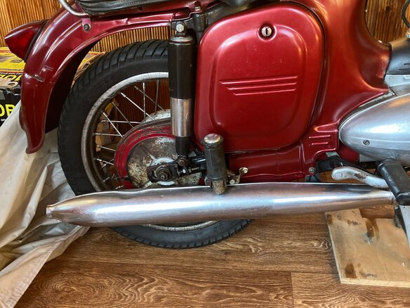 1960 Jawa 350/360, красный, 380000 рублей - вид 33