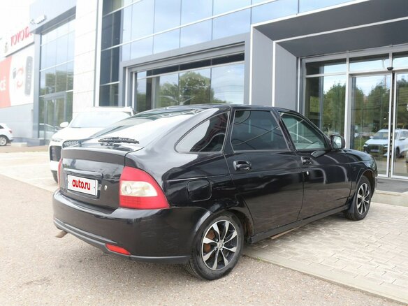 2009 Lada (ВАЗ) Priora I, чёрный - вид 5