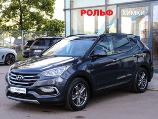 2017 Hyundai Santa Fe III Рестайлинг, синий, 1690000 рублей, вид 1