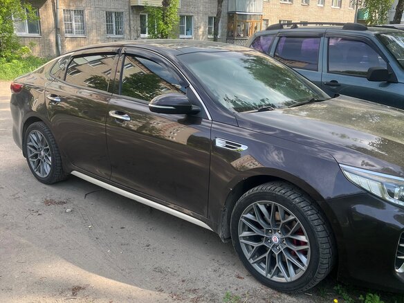 2017 Kia Optima IV, коричневый, 1480000 рублей - вид 3