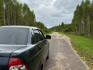 2008 Lada (ВАЗ) Priora I, чёрный, 180000 рублей, вид 3