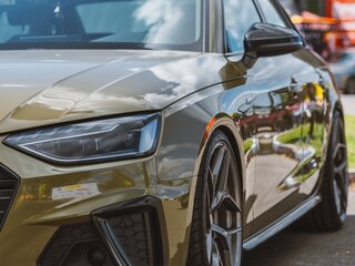 2021 Audi A4 45 TFSI V (B9) Рестайлинг, зелёный, 4100000 рублей, вид 3