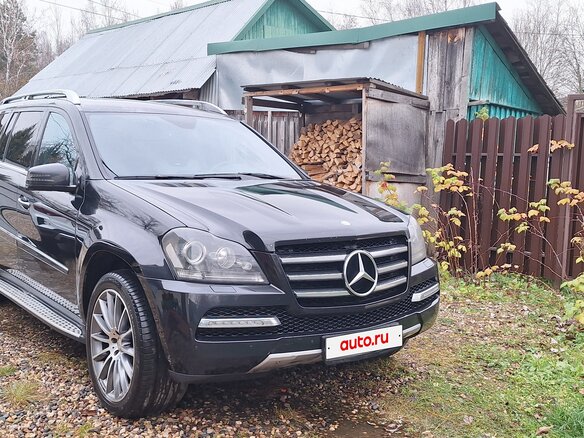 2012 Mercedes-Benz GL-Класс 350 I (X164) Рестайлинг, чёрный, 1950000 рублей - вид 1