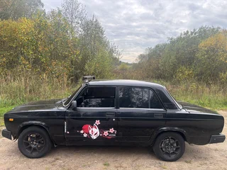 2010 Lada (ВАЗ) 2107, чёрный, 70000 рублей, вид 4