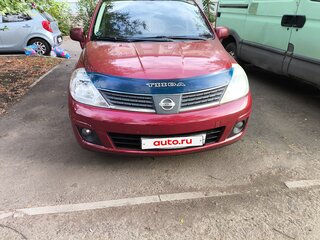 2008 Nissan Tiida I, красный, 580000 рублей, вид 4