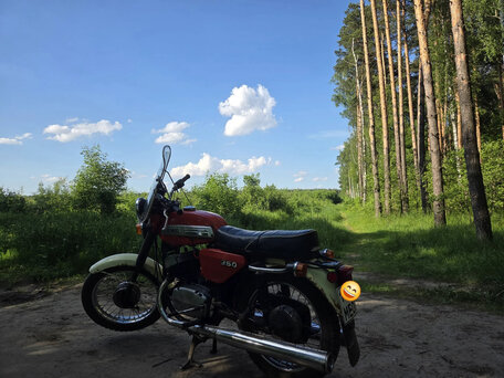 1982 Jawa 350/634, красный, 135000 рублей, вид 5