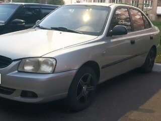 2008 Hyundai Accent ТагАЗ II, серебристый, 210000 рублей, вид 1